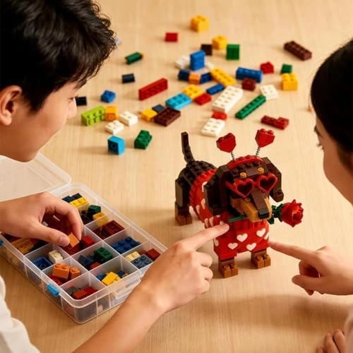 Dachshund Building Blocks Set - Dachshund 1 pcs