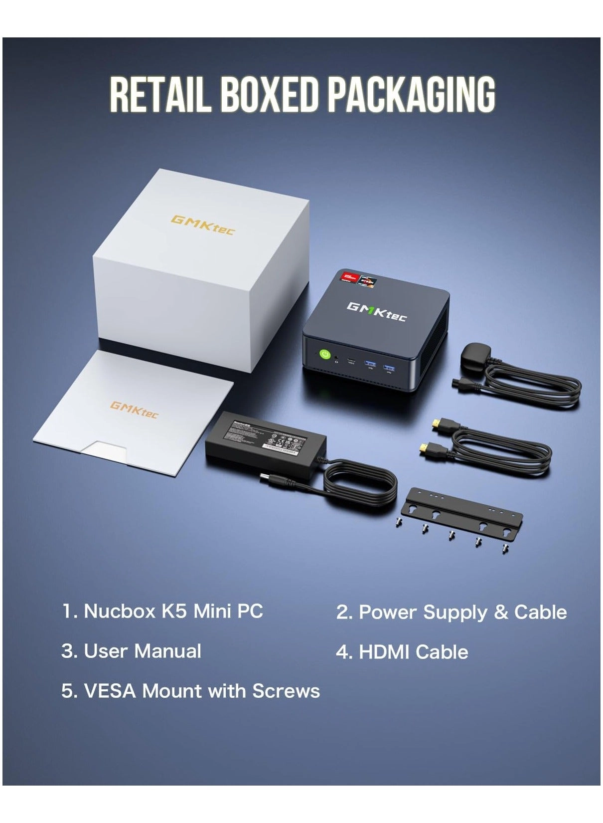 NucBox K5 - M.2 2280 PCIe 1TB 32GB 7735HS