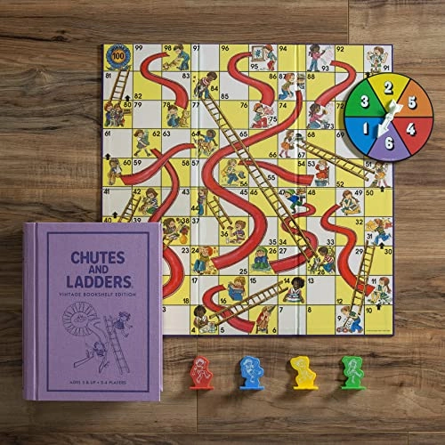 Chutes and Ladders: Vintage Bookshelf Edition
