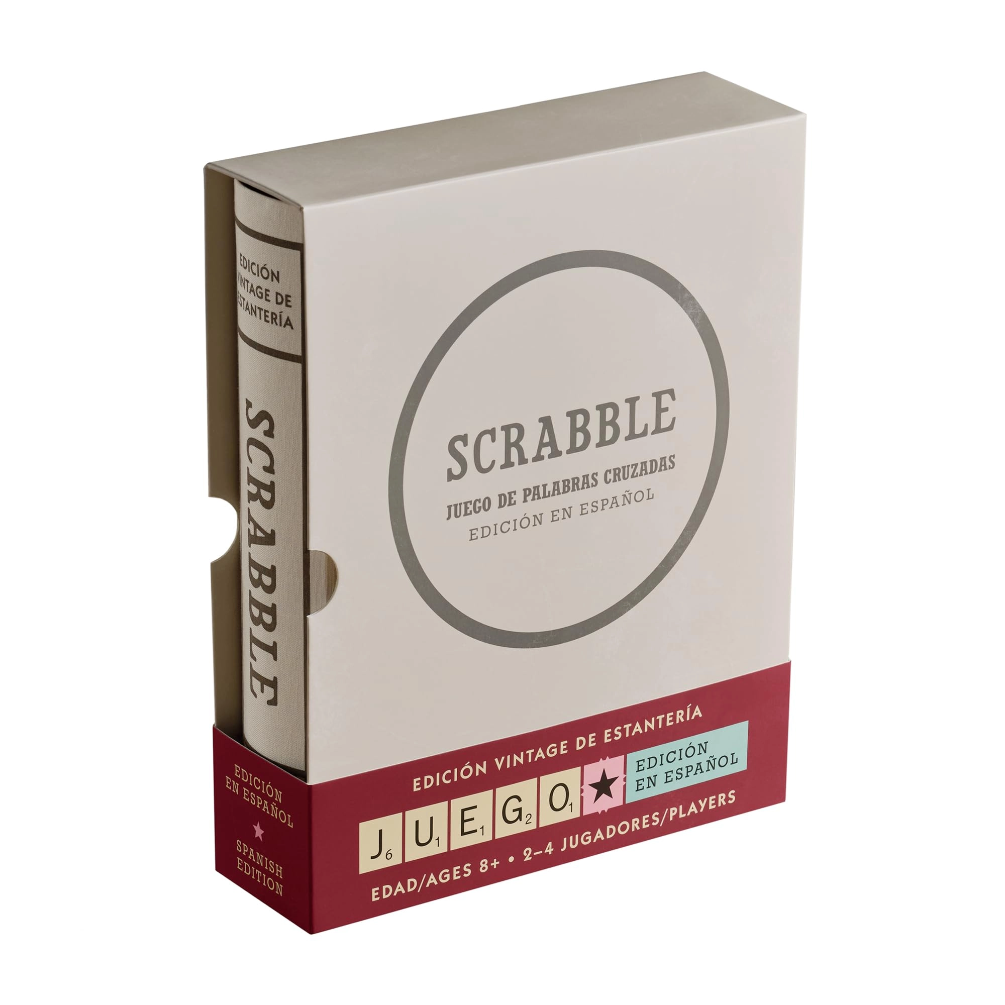 WS Game Company Scrabble: Vintage Bookshelf Edition (Spanish)