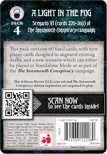 Arkham Horror: The Card Game: Campaign 06-5 - A in the Fog