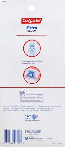 Extra Clean Toothbrush - Soft 6-Piece Pack