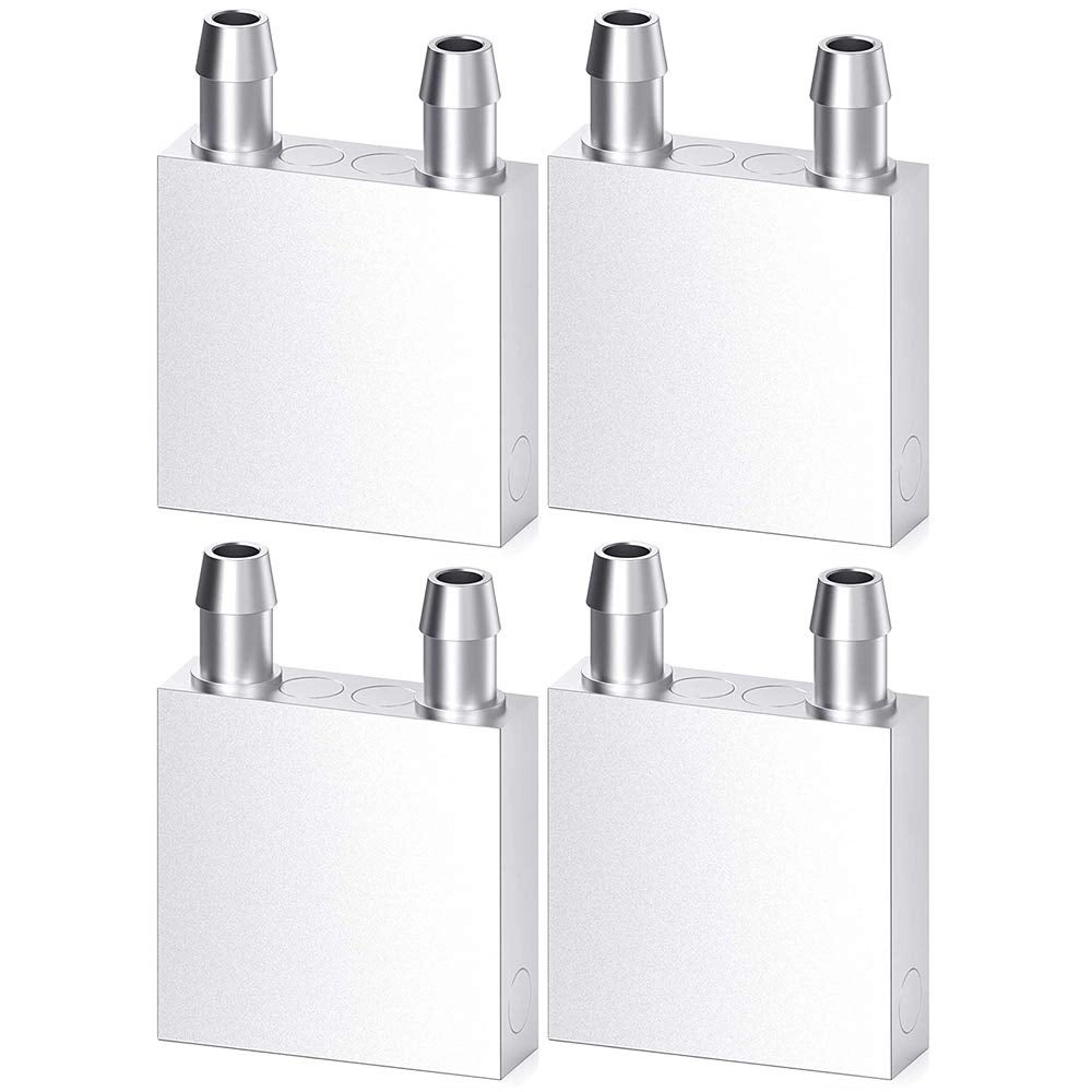 DIYhz Aluminum Water Cooling Block - Liquid Water Cooler Heat Sink