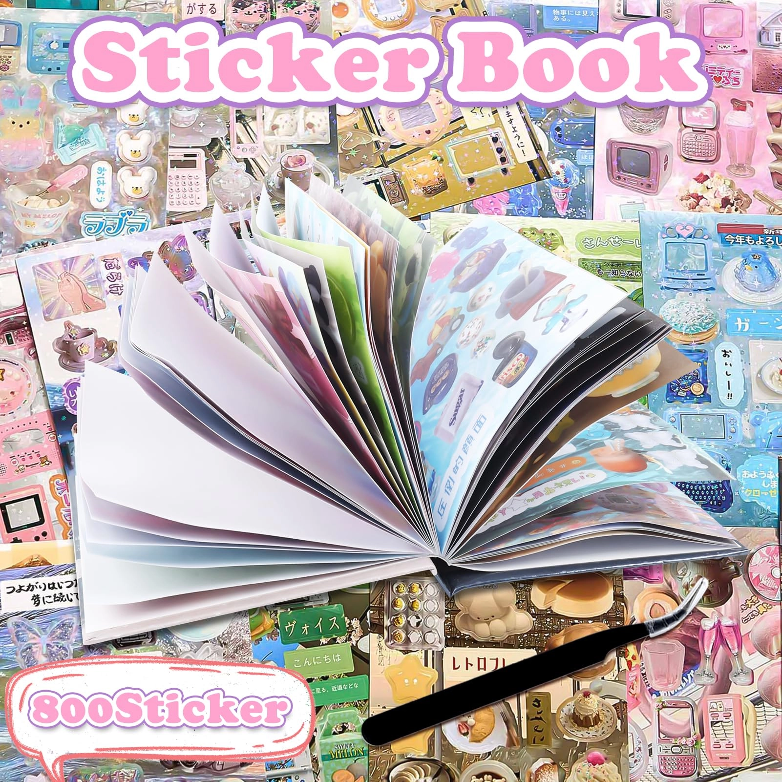 Anime Sticker Book 800 pcs
