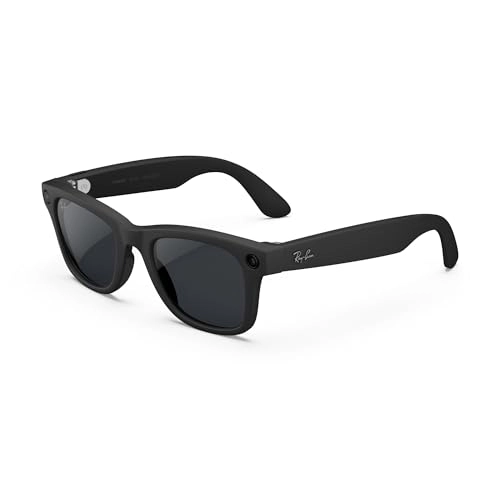 Wayfarer (Gen 2) - Shiny Black Green lenses 12 MP camera