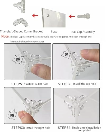 Lego Acrylic Display Case - 3mm Dustproof Compatible with 21034 30x10x20CM
