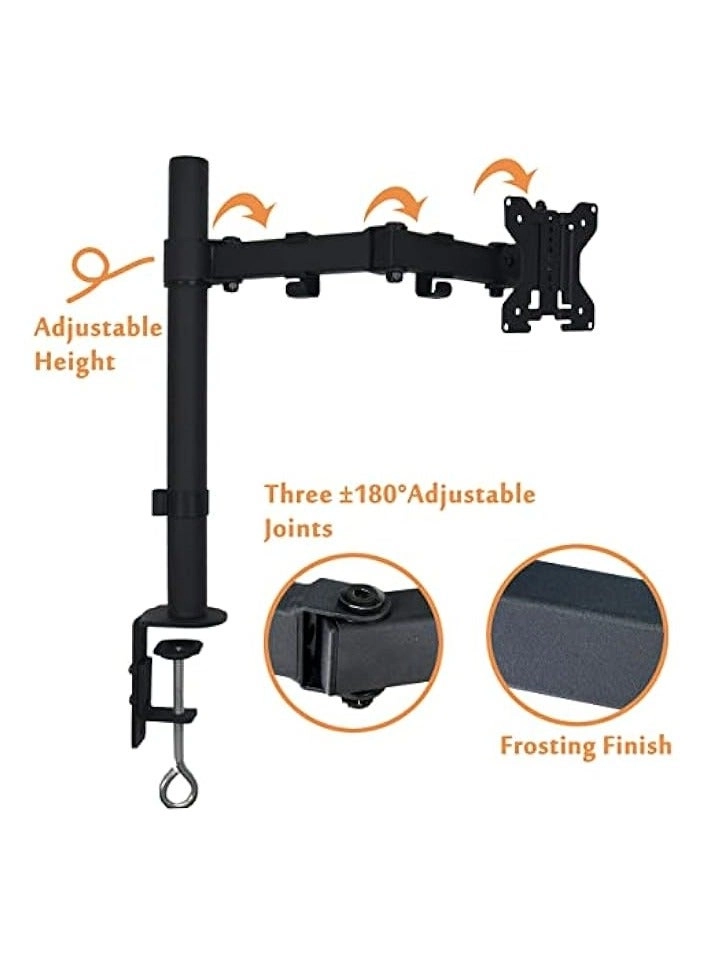 Monitor Mount Arm - Single 20 to 32 inches 75x75mm and 100x100mm