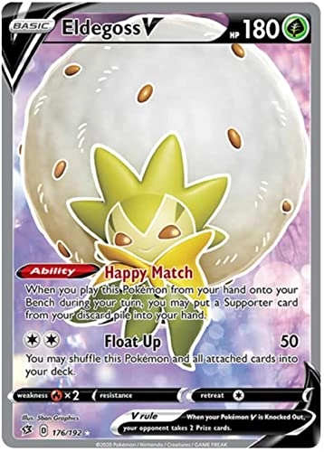 Pokémon Pokemon Eldegoss V 176/192 - English + Toploader