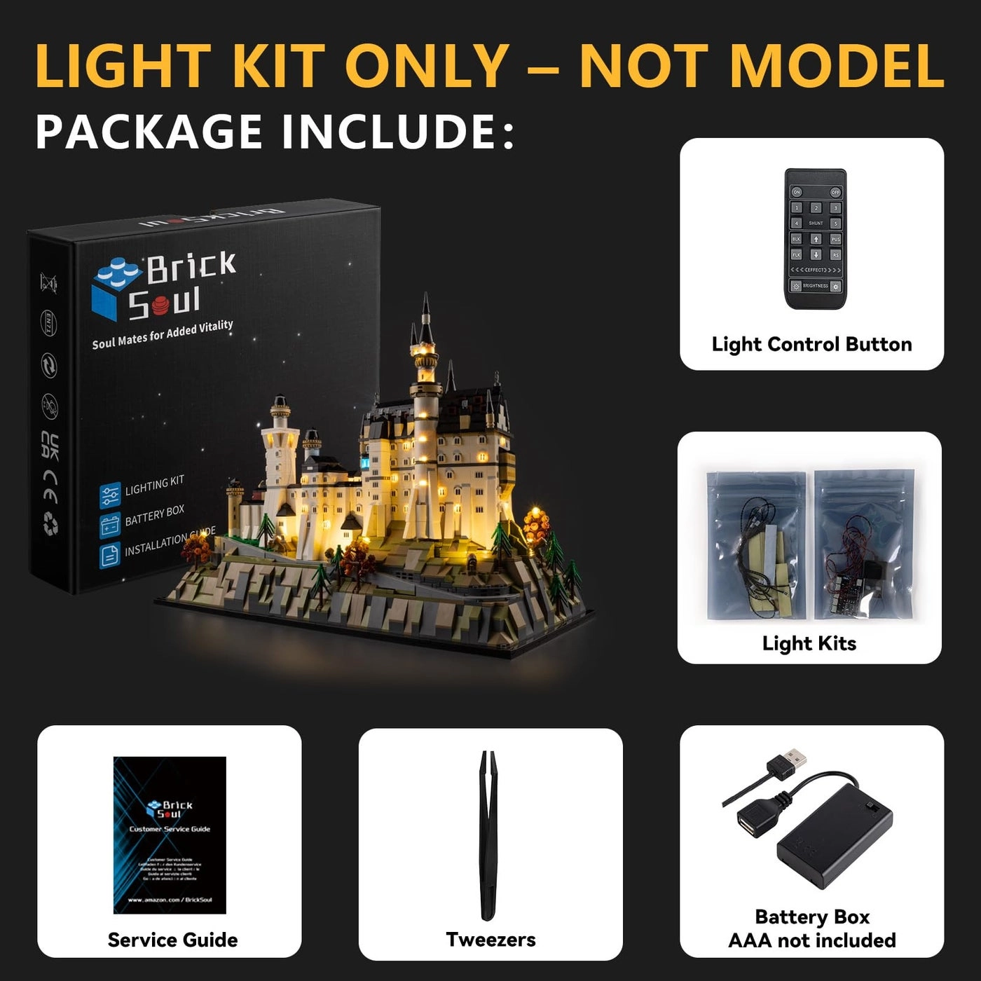 LED RC Light Up Kit - Lego