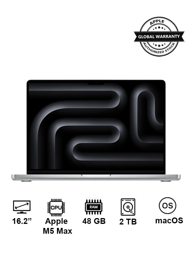 Apple MacBook Pro - 16.2'' 2TB 48GB M5 Max Chip 14-Core CPU 40-Core GPU