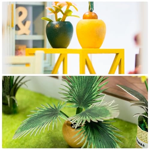 Miniature Dollhouse Kit - Castle Flower House