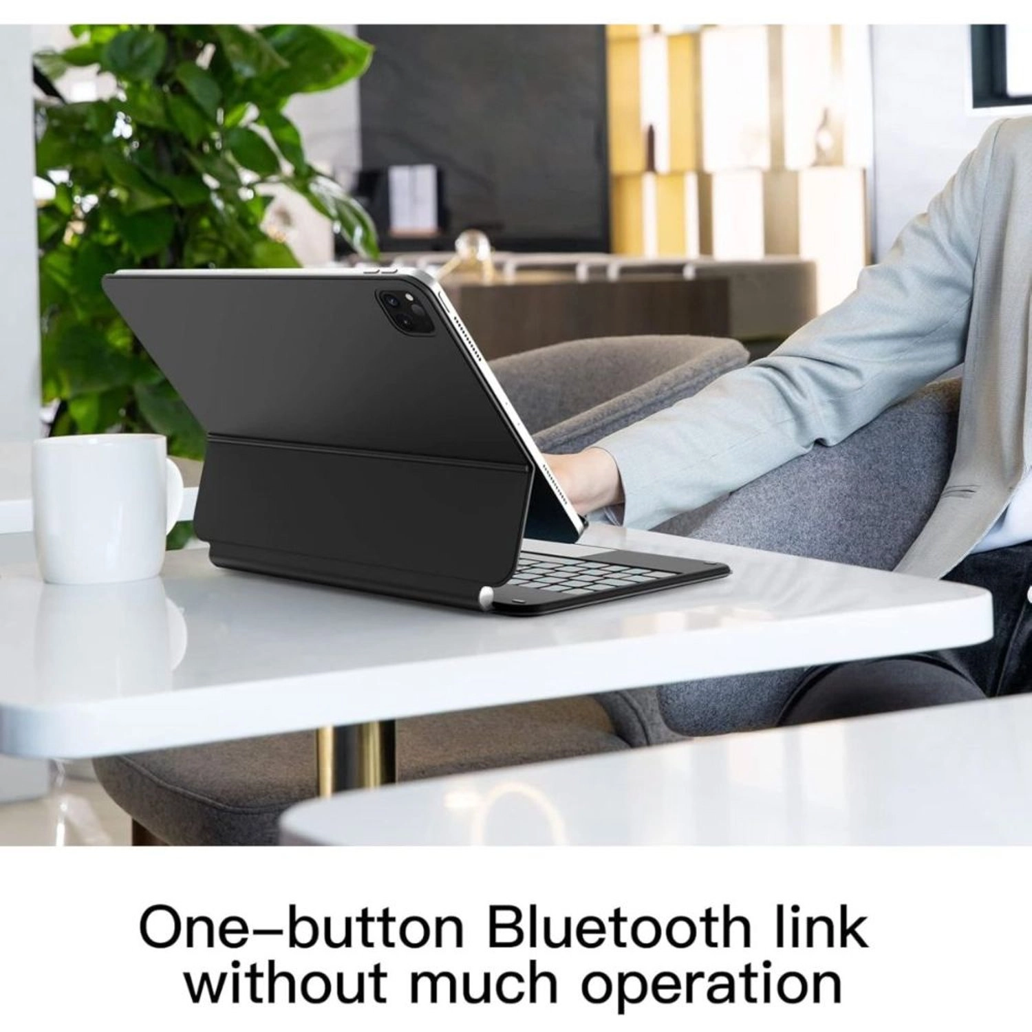 Keyboard Case with Trackpad for iPad 13-inch Air