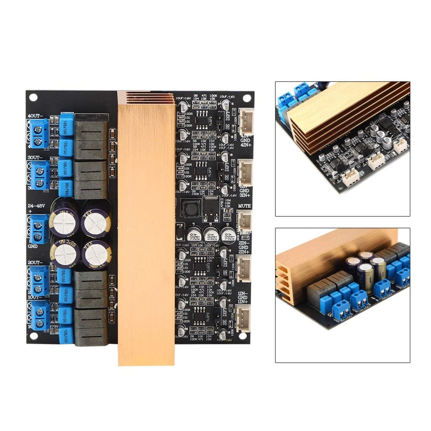 TPA3255 - Class D 4 channels 37.5 Watts