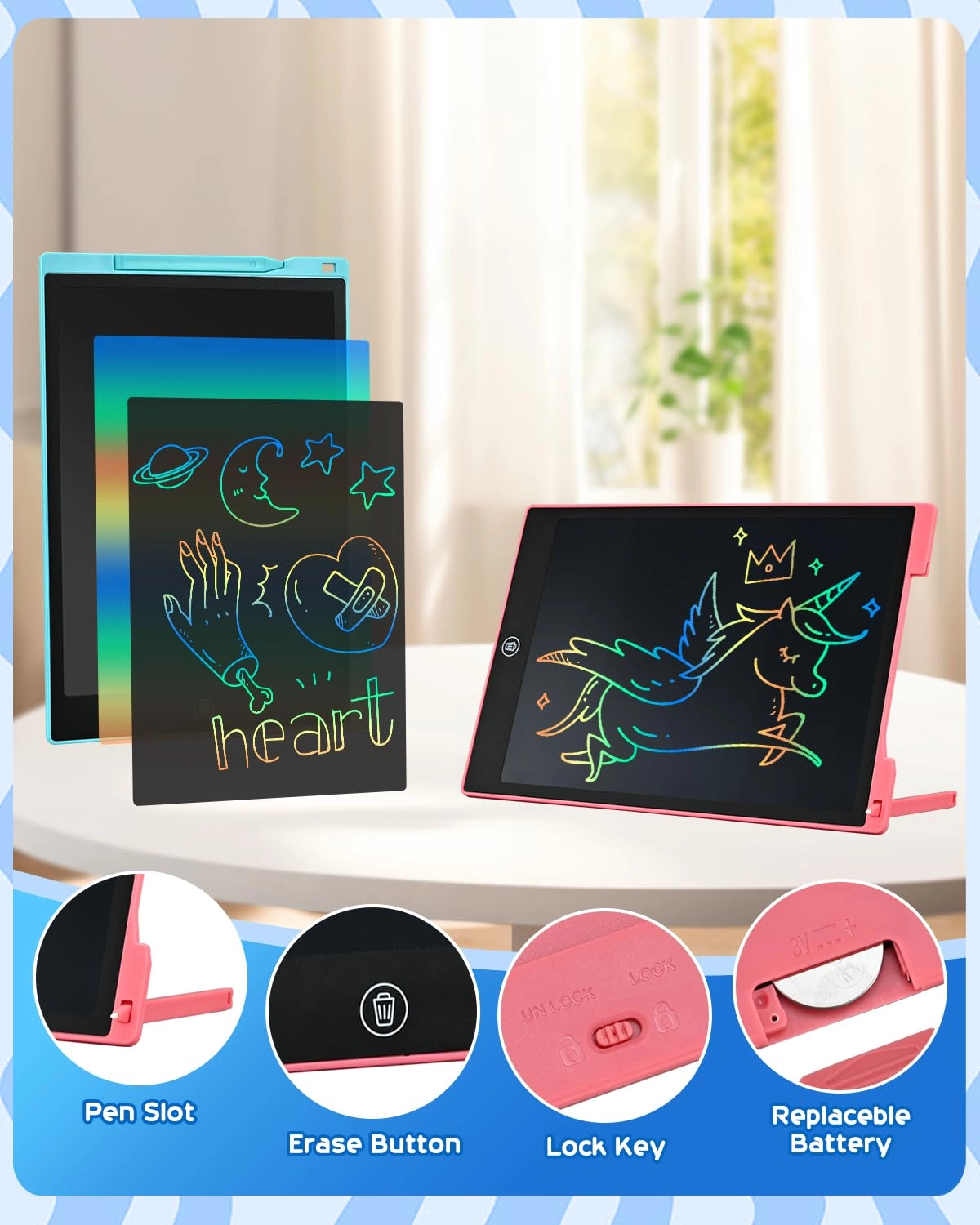 LCD Writing Tablet - 12 inch Pack
