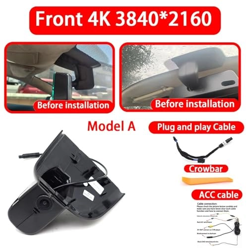 Dash Cam for Tesla Model S - 4K 2160P