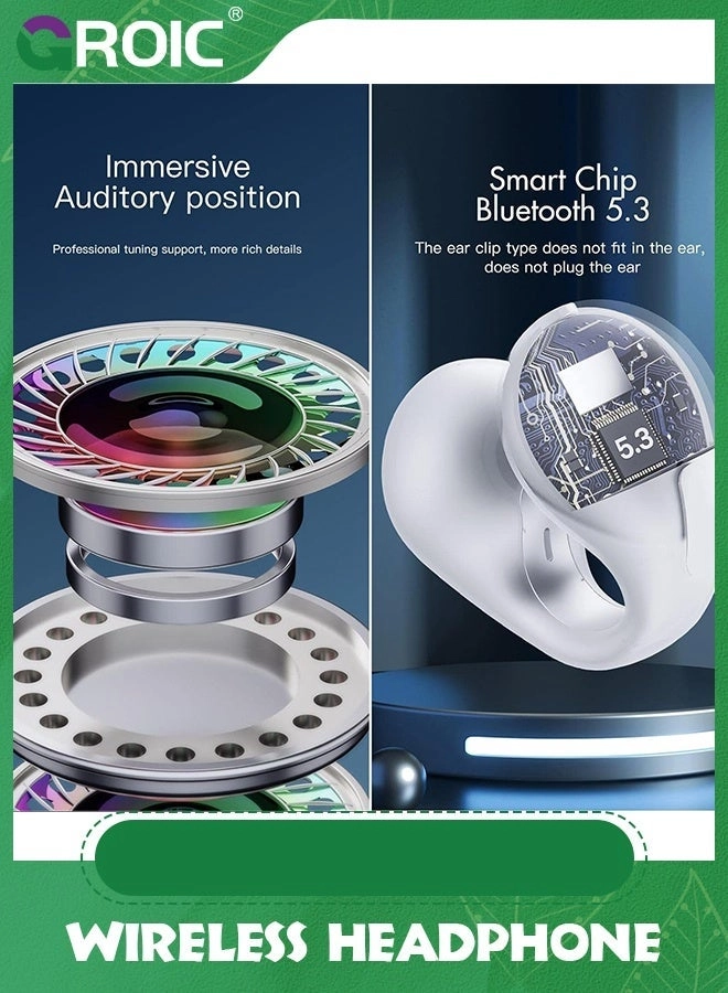 Clip-on Wireless Earbuds