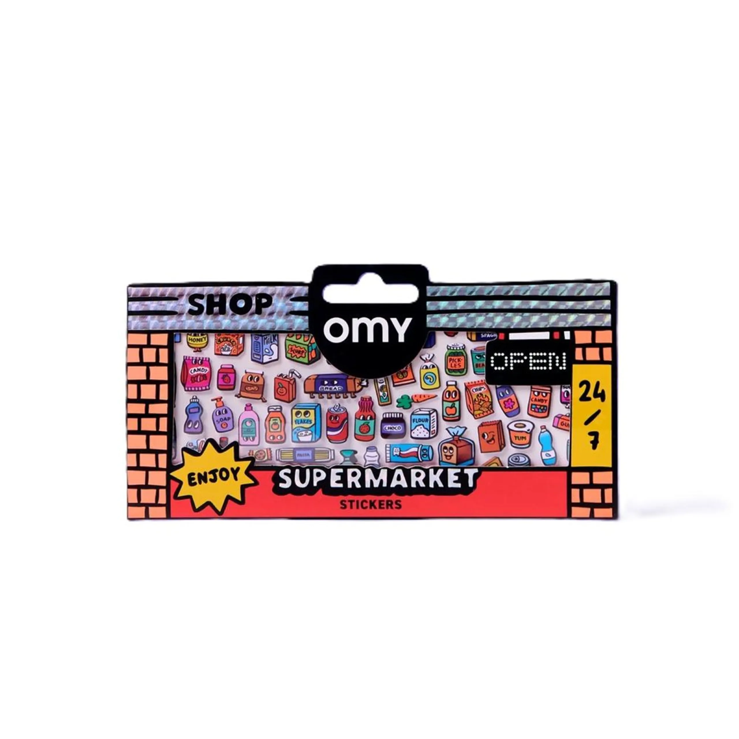 OMY Supermarket Sticker Book