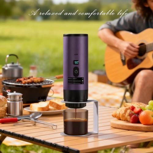Portable Coffee Maker - ground coffee, NS and DG capsules
