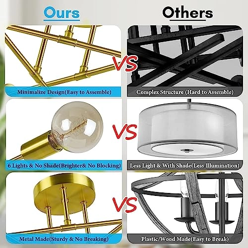 Sputnik Chandelier - Dimmable