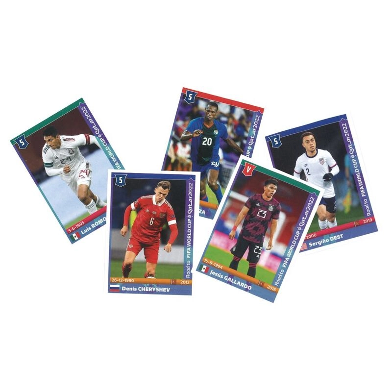 Road to FIFA World Qatar Cup 2022 Sticker Book 5 pcs
