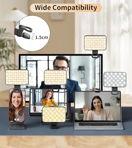 Portable Phone Light - 2000mAh 60LED Rotatable Clip