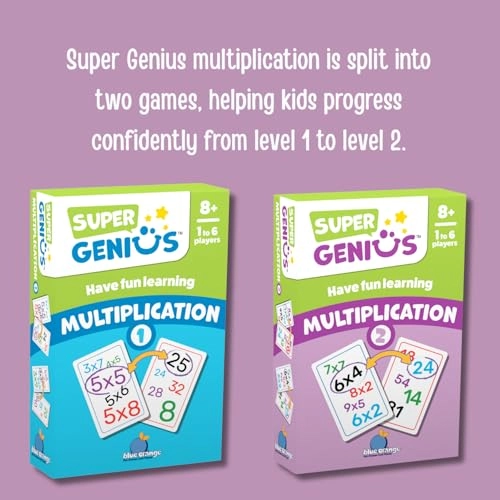 Super Genius: Multiplication 2 - Card Game