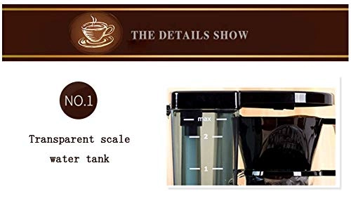 Espresso Coffee Machine - Removable Tank Transparent Water Gauge Automatic