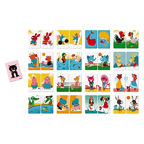 Matching Mistigri Game - 4+ 33 pieces