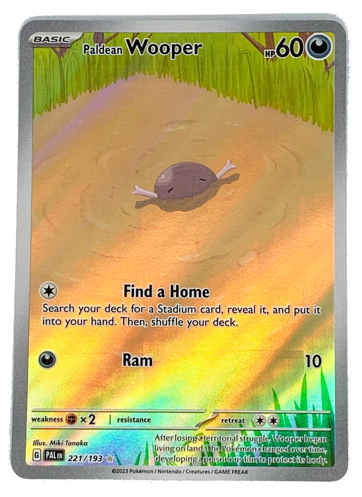Pokémon Paldean Wooper 221/193 - Paldea Evolved