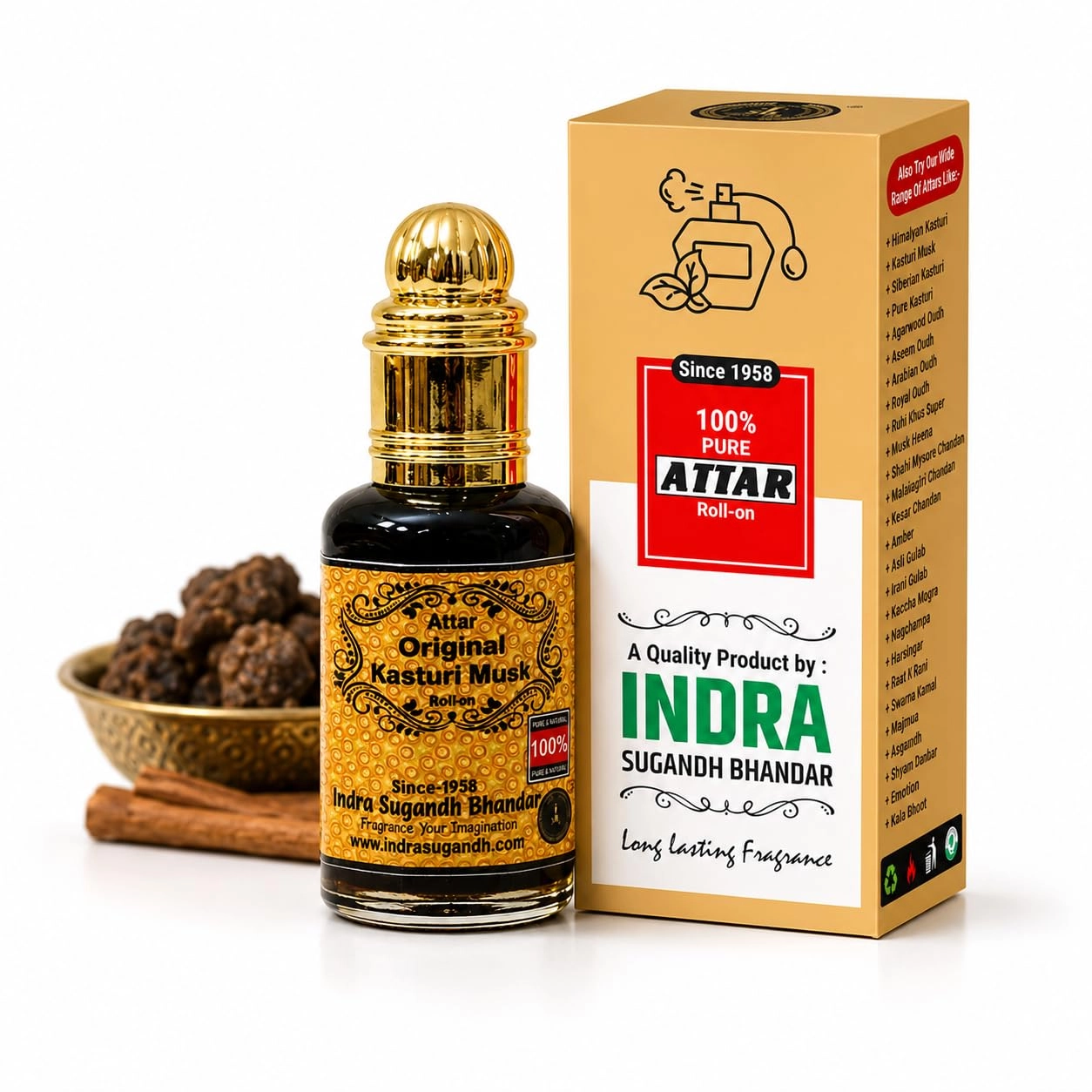 Attar Ruh Khus - 12ml