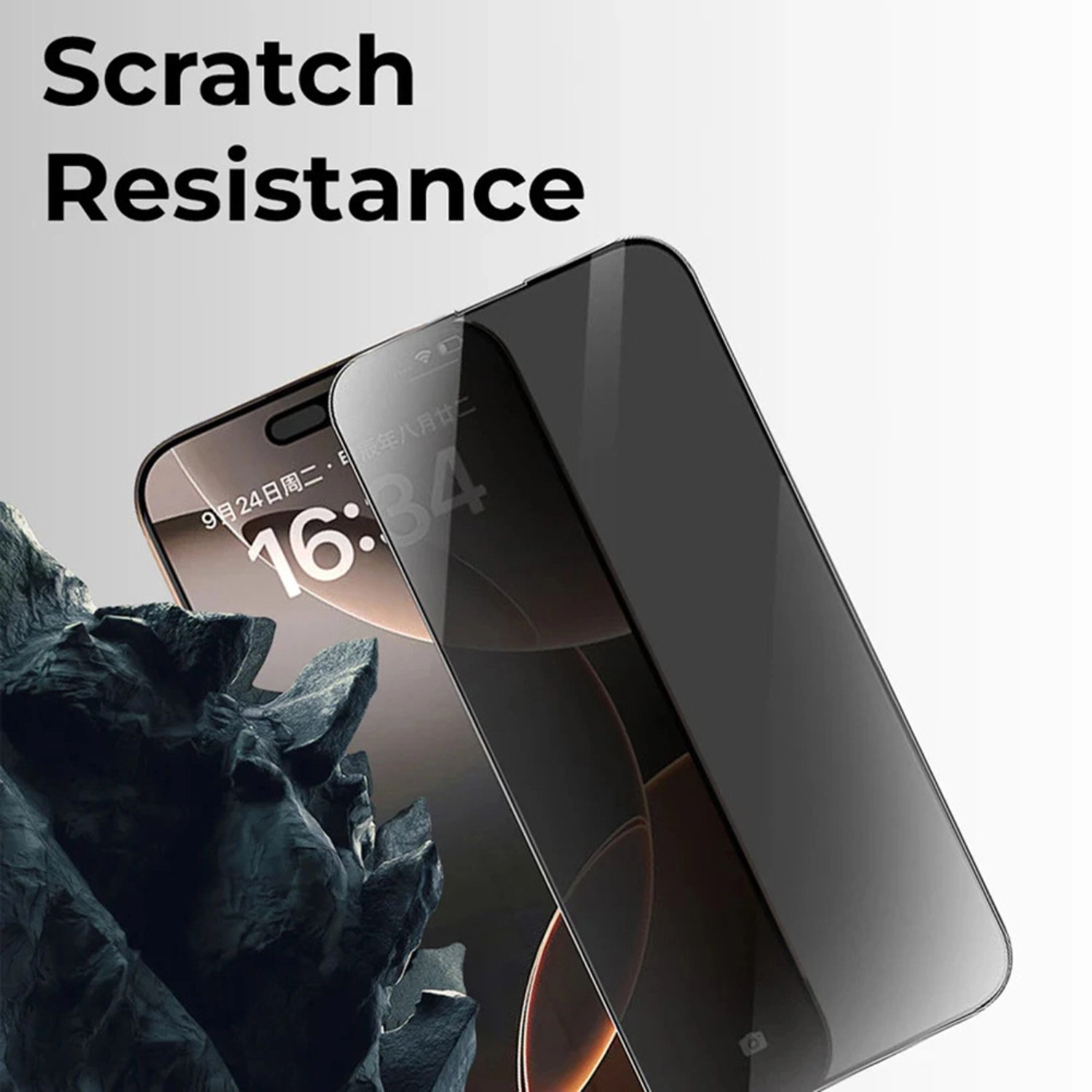 Privacy Screen Protector iPhone 17 - 9H Tempered Glass