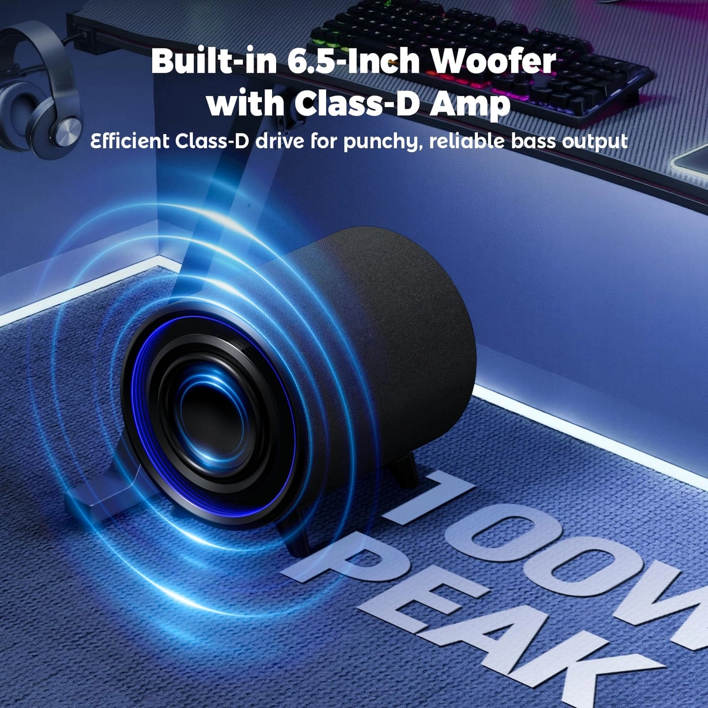 Powered Subwoofer - 100W Peak 6.5''
