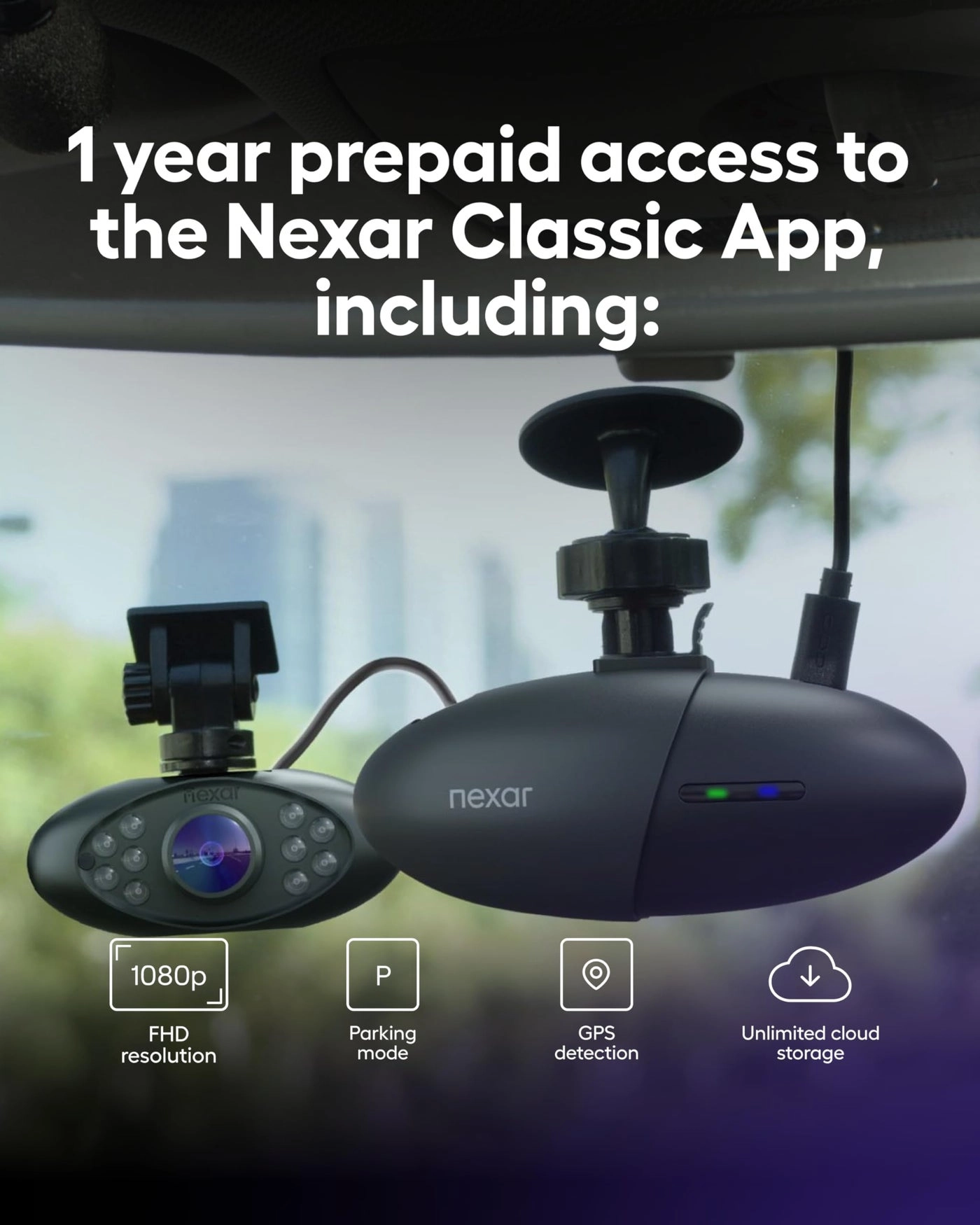 Pro Dual Dash Cam - 1080p