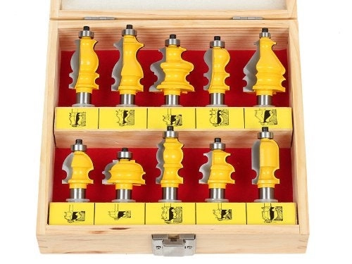 Architectural Molding Router Bits - 1/2-Inch 10 Bit