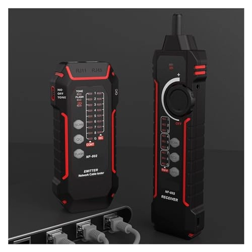 NF-802 - RJ11, RJ45, Cat5, Cat6, LAN, Ethernet, Telephone Multifunction Cable Tester & Tracker