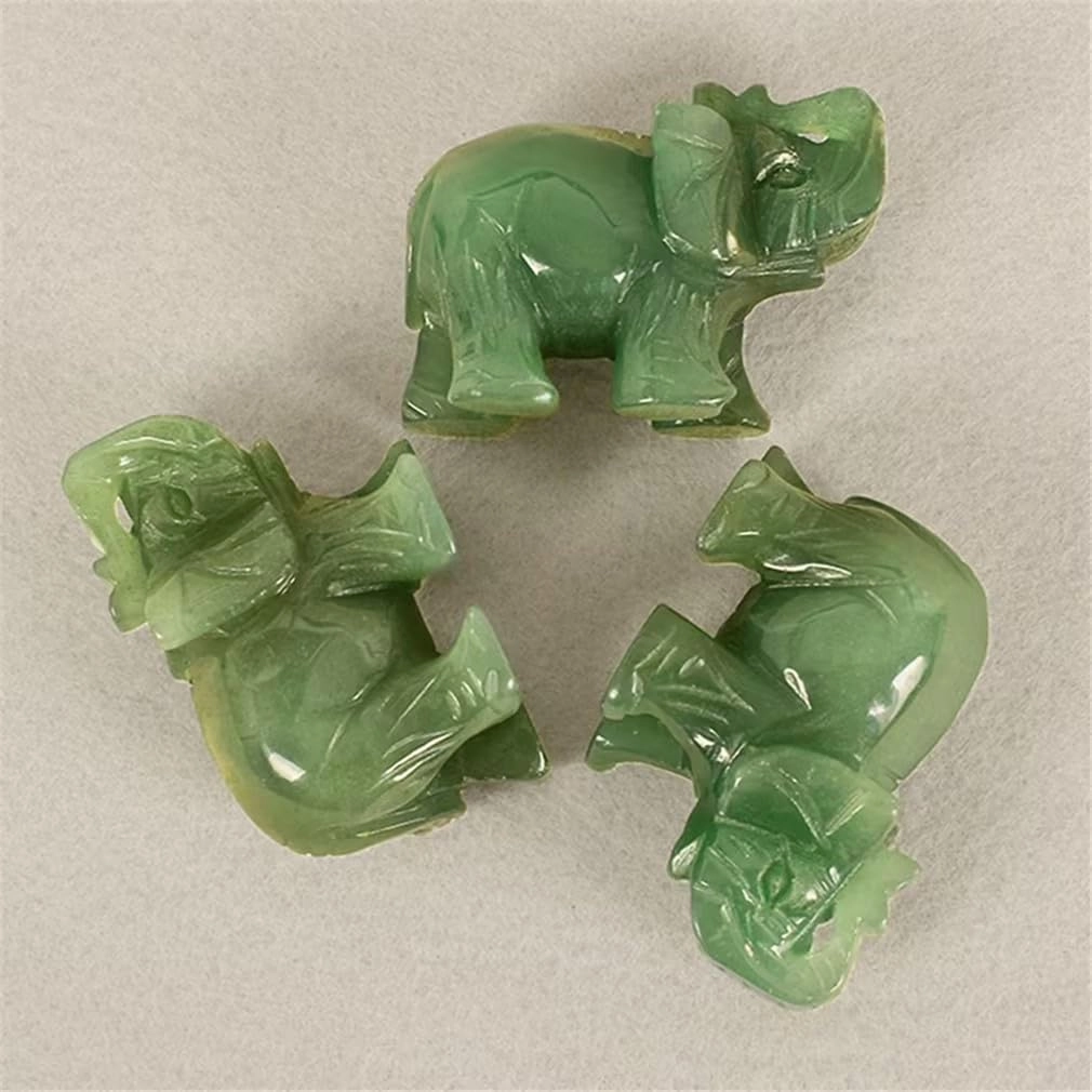 Elephant Ornament - Jade Stone