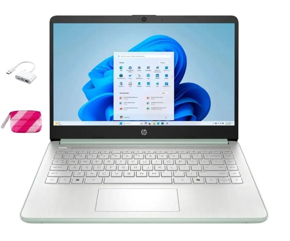 14 Laptop Computer Laptop 14-dq6011dx - 14'' N150 16GB DDR4 128GB UFS + 256GB MSD Card