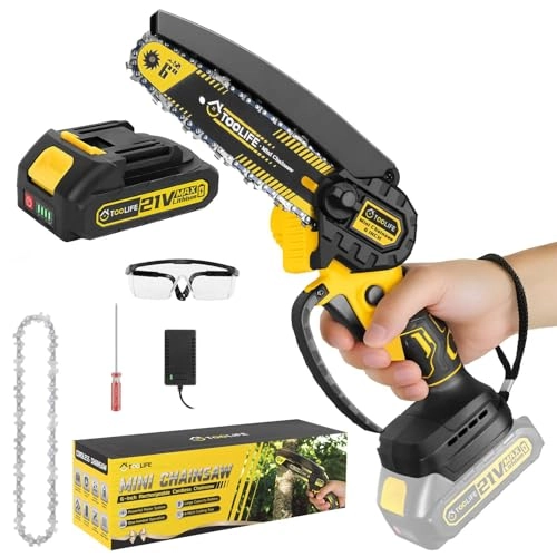 6inch Mini Chainsaw - 2000mAh 21V Battery