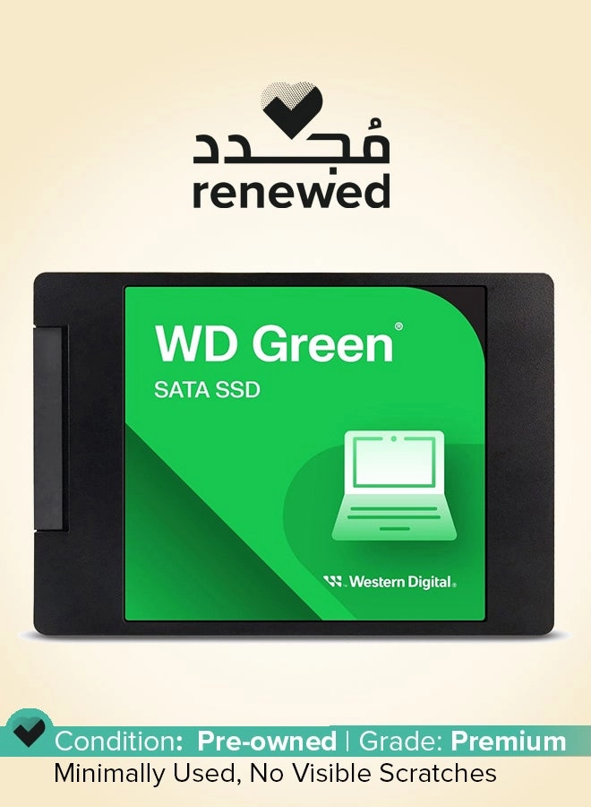 Western Digital (Renewed) Green Internal Solid State Drive - 240GB 2.5"/7mm
