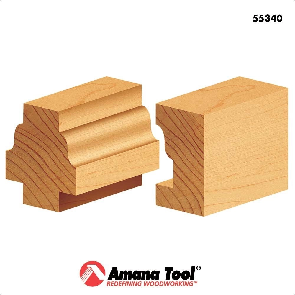 55340 Carbide Tipped Reversible Ogee - 1-3/8" 1/2"