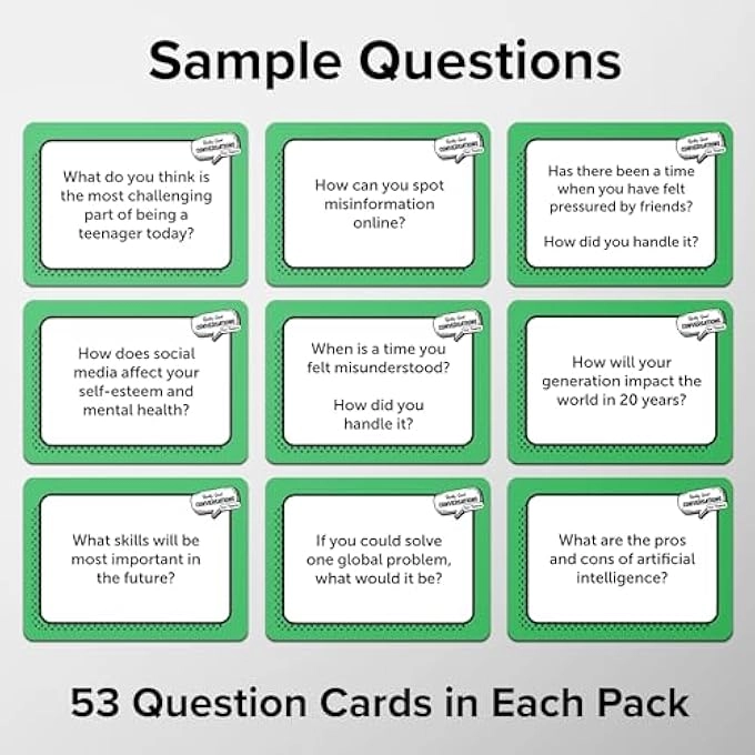 Conversation Cards for Teens - Card Game