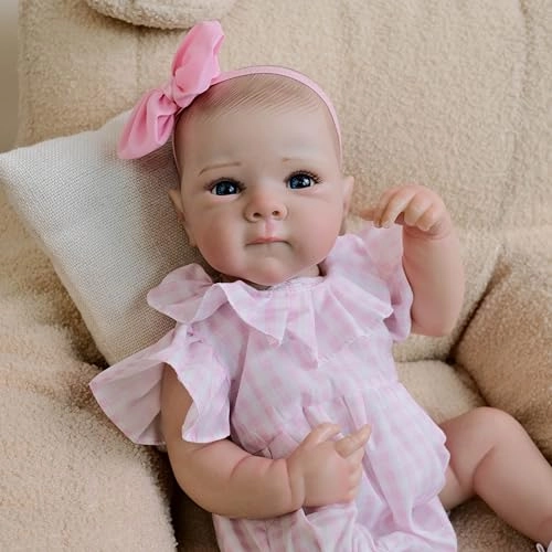 Reborn Baby Doll - 18 inch Full body soft vinyl Girl Ages 3+