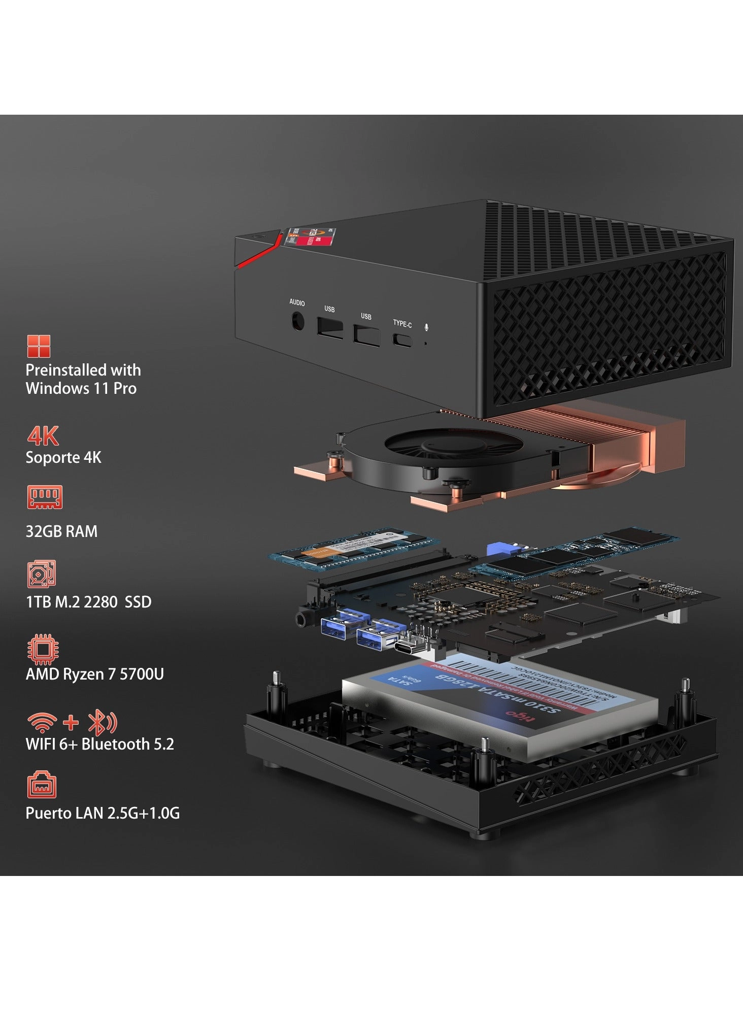 AM06Pro - 5700U 32GB 1TB