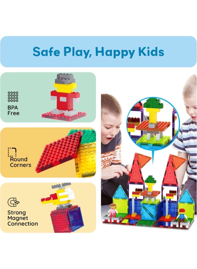 Magnetic Building Block Set - 12pcs