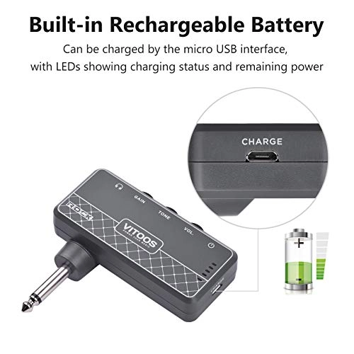 ROCK - 3.7V 450mA Rechargeable Battery 3.5mm Headphone Jack