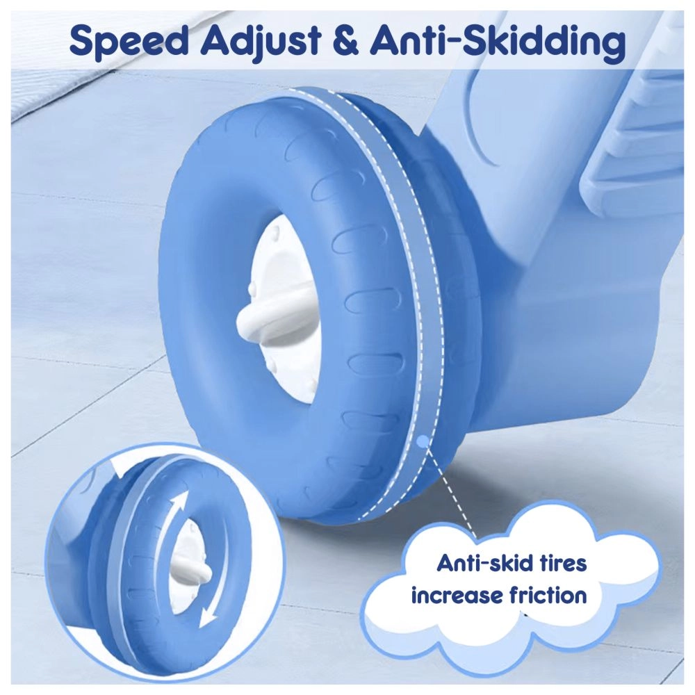 5-IN-1 Baby Walker - Musical Keyboard Blue