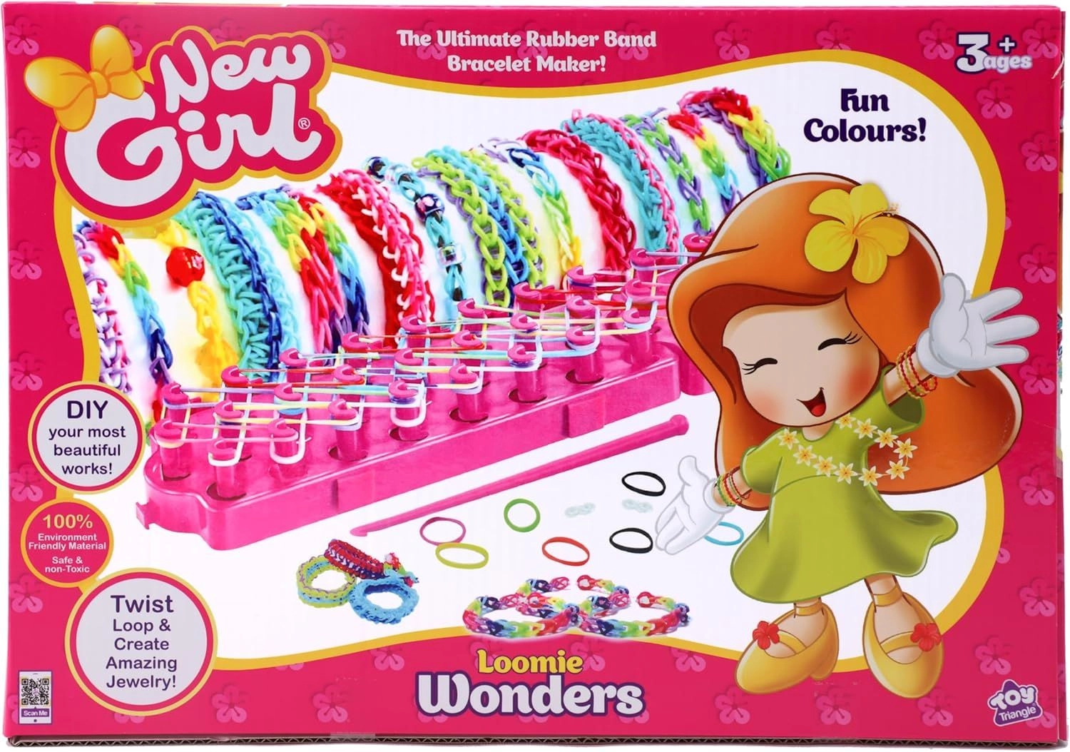 Loomie Wonders - Rubber Band Bracelet Maker Multi Colour Ages 3+