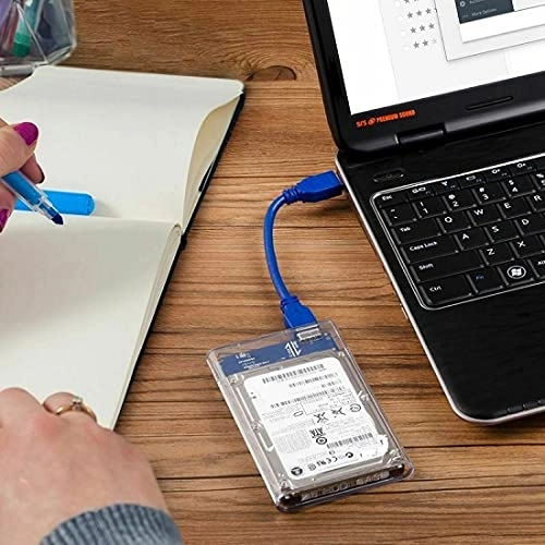 SSD Sata Hard Disk External Portable Case - 2.5-inch