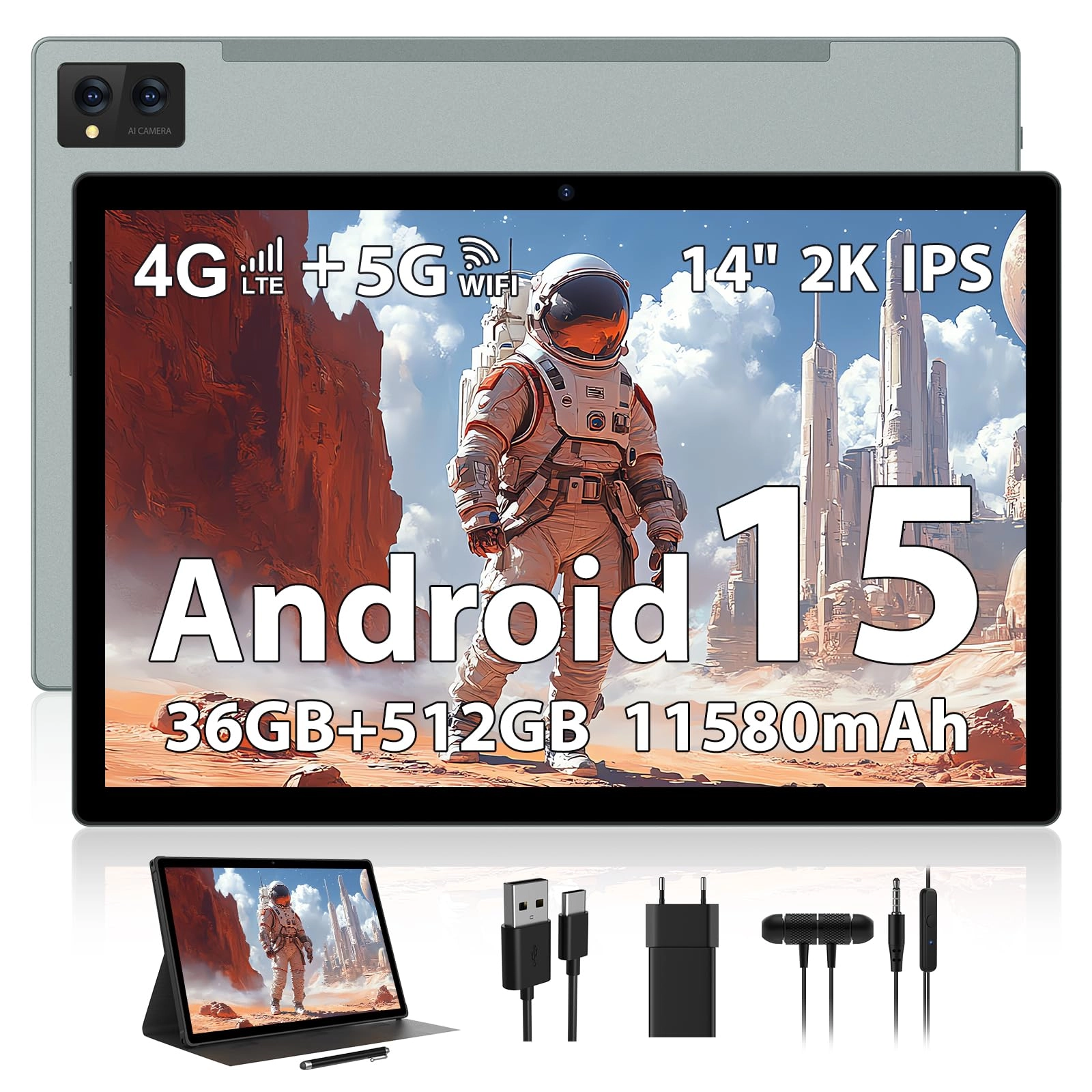 WOREGOO M602-EEA Tablet 14" LTE 12GB RAM 512GB