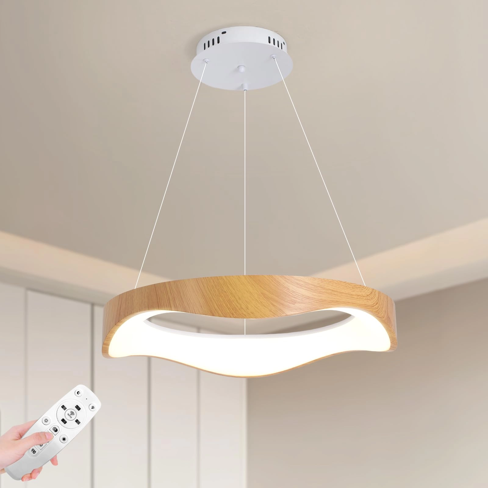 Modern LED Chandelier - 3000K 4000K 6000K 10%-100% dimmable